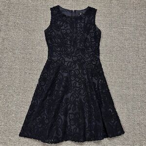 Tiana B. Navy Lace Dress